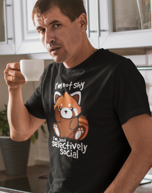 Pánské tričko I am not shy
