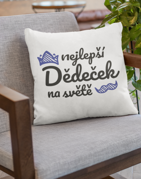 Polštář pro dědu Nejlepší dědeček na světě