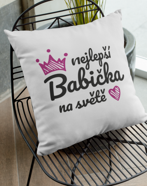 Polštář pro babičku Nejlepší babička na světě