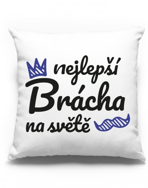 Polštář pro bratra Nejlepší brácha na světě