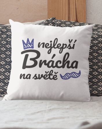 Polštář pro bratra Nejlepší brácha na světě