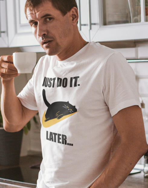Pánske tričko Just do it later