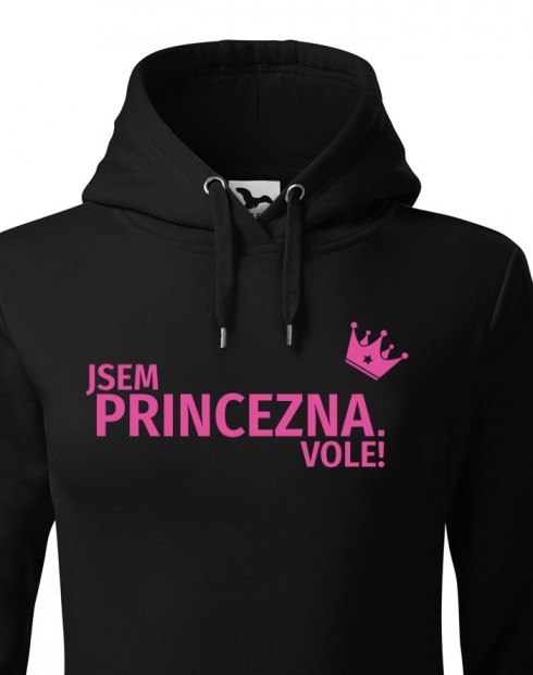 Dámská mikina Jsem princezna vole