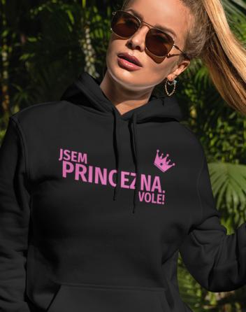 Dámská mikina Jsem princezna vole