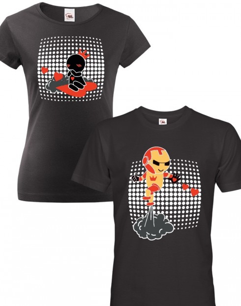 Couple trička Iron Man