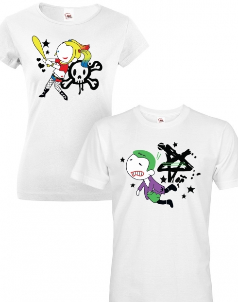 Párová trika Joker a Harley Quinn