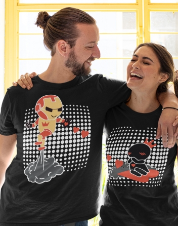 Couple trička Iron Man