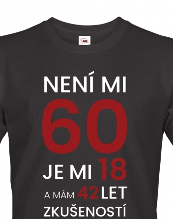Pánské tričko ke 60. narozeninám