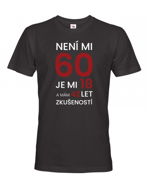 Pánské tričko ke 60. narozeninám