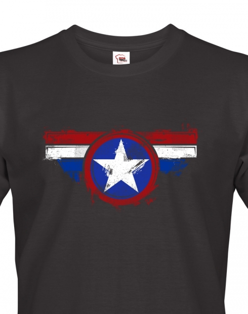 Pánske tričko Kapitán Amerika