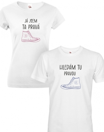 Párová tričká pro zamilované Hledám tu pravou