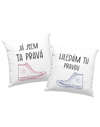 Polštářky pro zamilované Hledám tu pravou