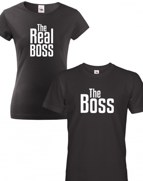 Párová trika The Boss a The Real Boss