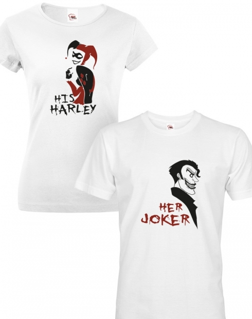 Trika pro páry Joker a Harley