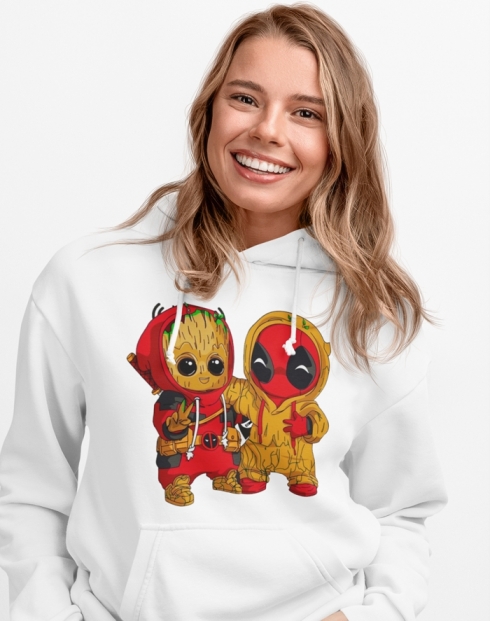 Dámská mikina Deadpool a Groot