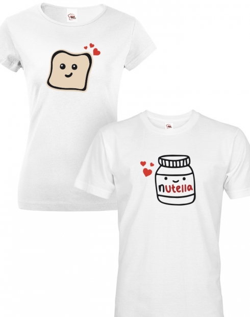 Párová tričká pro zamilované Nutella