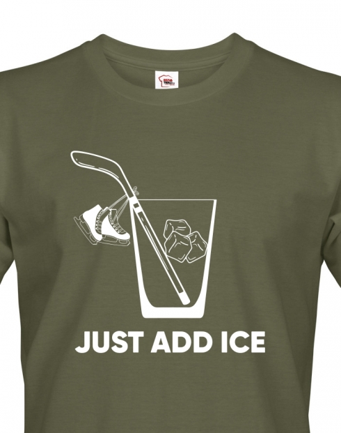 Pánske tričko Just add ice