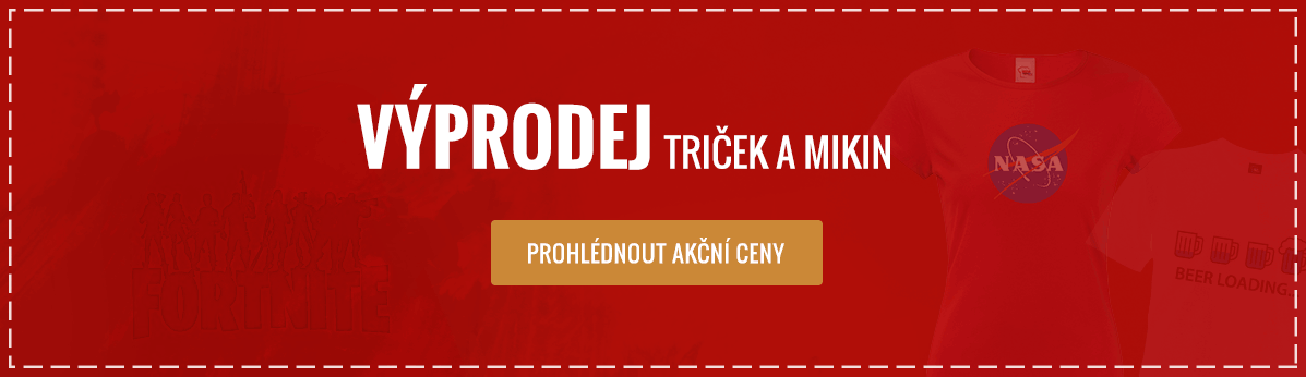 Výprodej triček a mikin